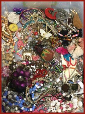 Bits & Pieces Jewelry Lot, 5 lbs